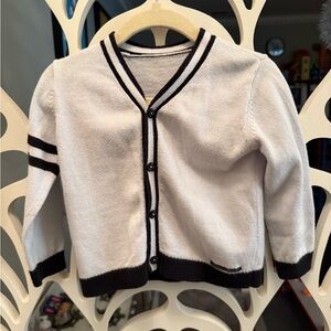 Tartine et Chocolat White and Black Kids Sweater